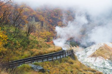 Noboribetsu Onsen Hokkaido'nın en ünlü kaplıca beldesidir. Noboribetsu'nın muhteşem Jigokudani veya 
