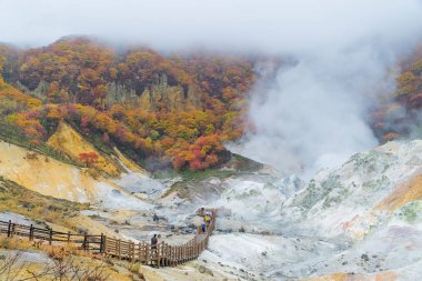 Noboribetsu Onsen Hokkaido'nın en ünlü kaplıca beldesidir. Noboribetsu'nın muhteşem Jigokudani veya 
