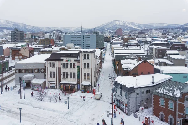 Otaru Small Harbor City Half Hour Northwest Sapporo Train Its — Stock Photo, Image