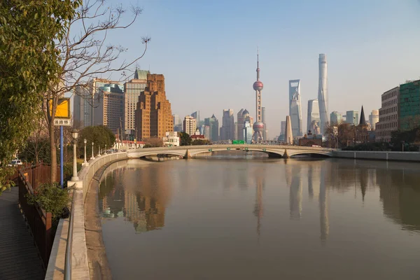 Shanghái Conocida Como Perla Asia París Del Este Una Ciudad —  Fotos de Stock