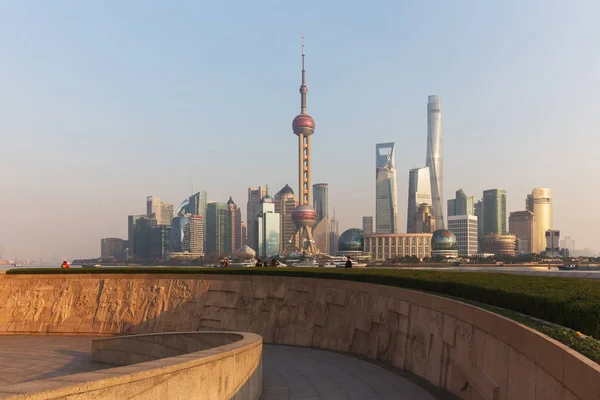 Shanghái Conocida Como Perla Asia París Del Este Una Ciudad —  Fotos de Stock