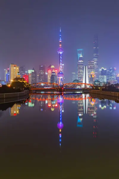 Shanghai Known Pearl Asia Paris East City Youth Commerce International — Stock Photo, Image