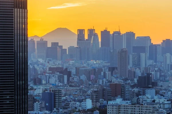 日本の首都である東京都市から撮影しました 東京は世界でも最も美しい Aslo 大きくて忙しい都市の一つです 日本語もいい — ストック写真