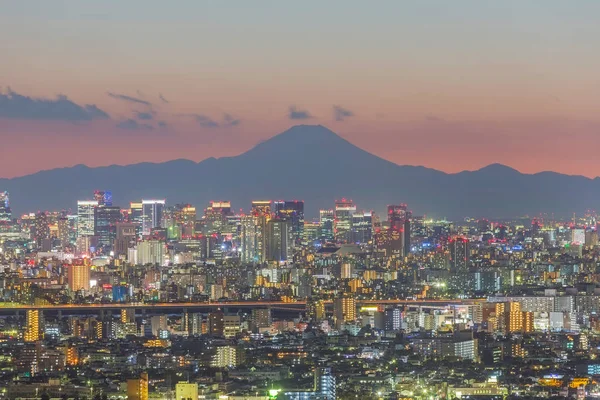日本の首都である東京都市から撮影しました 東京は世界でも最も美しい Aslo 大きくて忙しい都市の一つです 日本語もいい — ストック写真