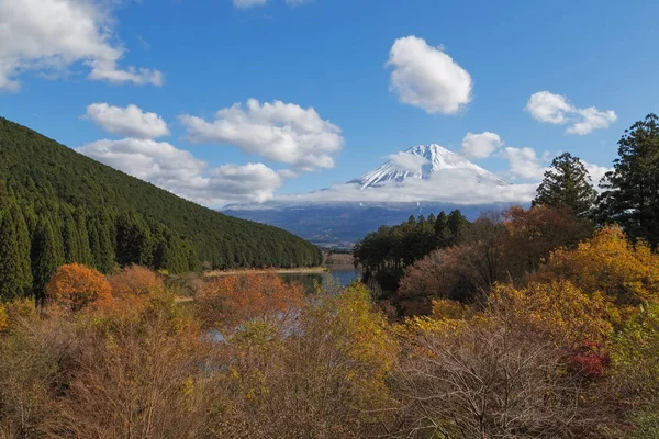 Photo Shot Area Fuji Autumn Time Start Snow Cap Top — Stock Photo, Image
