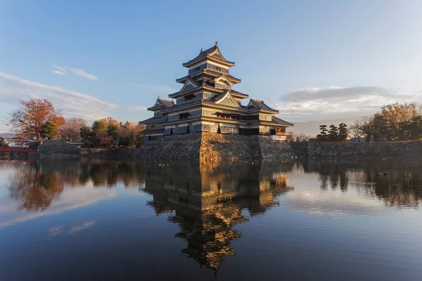 Kép Volt Lelőtték Matsumoto Castle Japán Kora Reggel Lágy Napfény — Stock Fotó