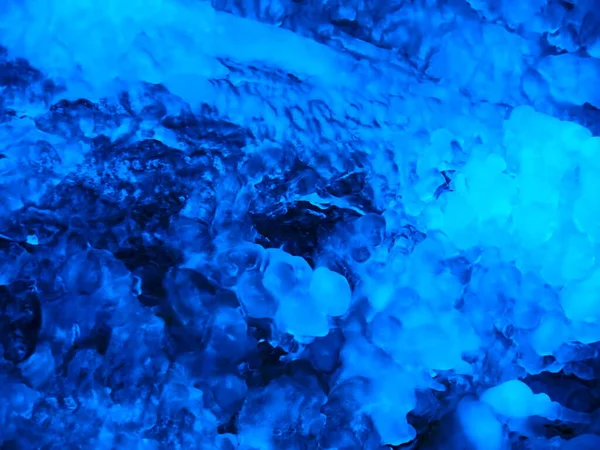 Abstract blue ice texture — Stock Photo, Image