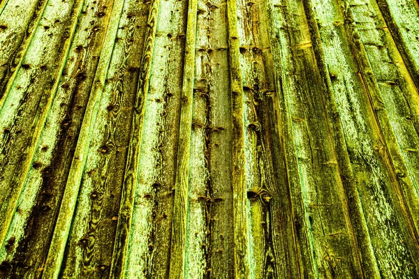 Yellow Wooden Texture Diminishing Perspective — Stock Photo, Image