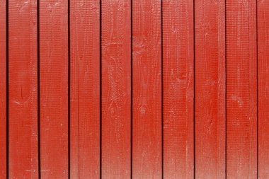 Taze boyanmış kırmızı ahşap paneller dokusu