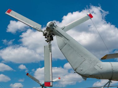 arka helikopter pervane Close-up