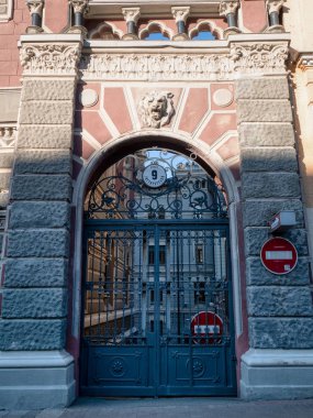 Demir kapıları Ulusal Bankası Binası Kiev Ukrayna