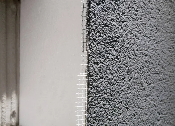 Bina duvar kesme Styrofoam, plastik zırhlı ızgara ve su geçirmez alçı sıva