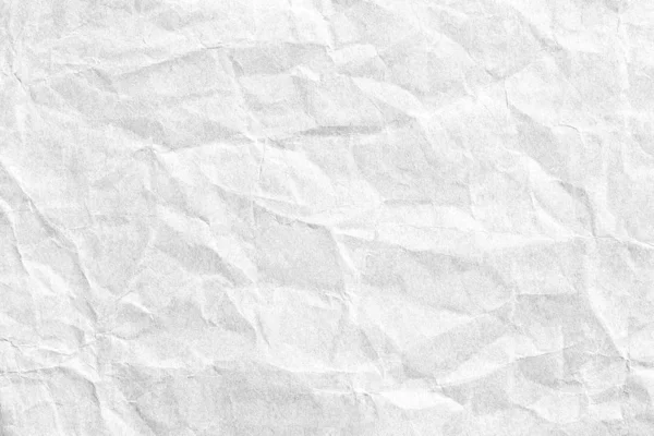 Buruşmuş Beyaz Kağıt Dokusu — Stok fotoğraf