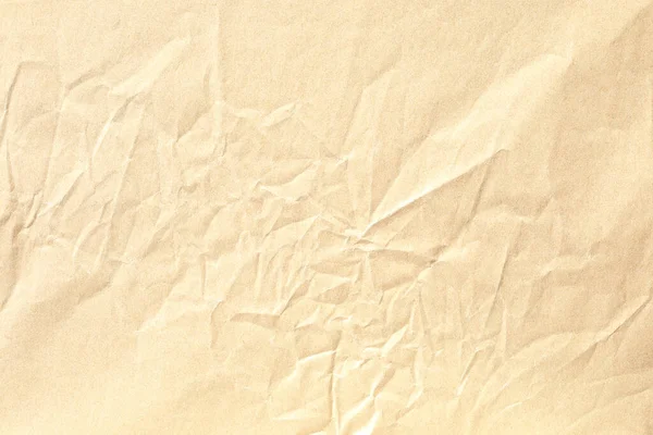 Brown Crumpled Paper Background Texture — Stock Photo, Image