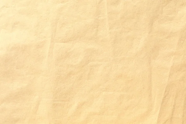 Amarelo Crumpled Papel Fundo Textura — Fotografia de Stock