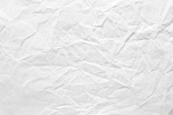 Texture Fond Froissée Papier Blanc — Photo