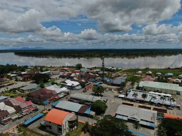 Simunjan Sarawak Malezya Haziran 2020 Simunjan Güzel Balıkçı Köyü — Stok fotoğraf