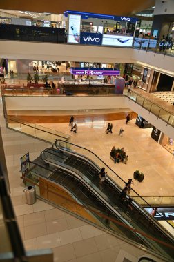 Kuala Lumpur, Malezya - 15 Eylül 2025: Selangor ve KL 'nin Ünlü Alışveriş Merkezleri