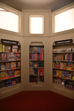Kuala Lumpur, Malaysia - September 15, 2025: The BookXcess bookstore across multiple outlets in KL City, where books were arranged in a very modern and creative manner