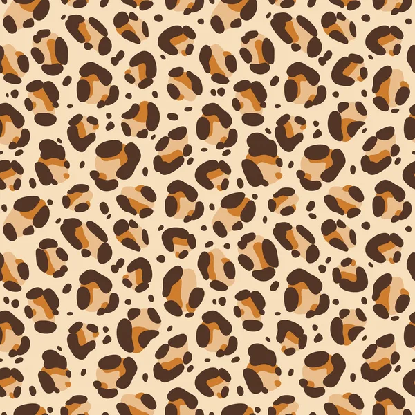 Leopard Classic Seamless Pattern Vector Leopard Seamless Pattern — ストックベクタ