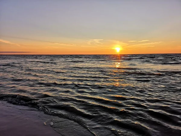 Sonnenuntergang Meinem Land — Stockfoto