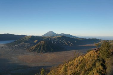 Bromo Ulusal Parkı 'nda güzel bir sabah.