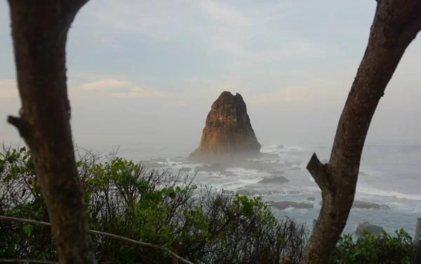 Papuma Beachで最高の朝の景色 Japan Indonesia — ストック写真