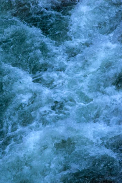 Raging Water River Natural Texture Seething Water River Natural Background — Stock Photo, Image