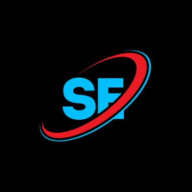 SE S E harfli logo tasarımı. İlk harf SE bağlı daire büyük harf monogram logosu kırmızı ve mavi. SE logosu, S E tasarımı. Evet, evet.
