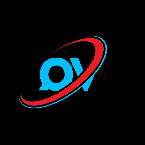Diseño Del Logotipo Letra Letra Inicial Círculo Vinculado Mayúsculas Logotipo — Vector de stock