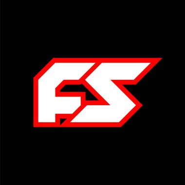 FS logo tasarımı, bilim-kurgu tarzında ilk FS harfi tasarımı. Oyun, Esport, Teknoloji, Dijital, Topluluk veya İş için FS logosu. F S spor modern Italic alfabe yazı tipi. Tipografi kentsel yazı tipleri.