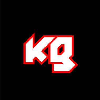KG logo tasarımı, ilk KG harf dizaynı bilim-kurgu tarzında. Oyun, Esport, Teknoloji, Dijital, Topluluk veya İş için KG logosu. K G spor modern Italic alfabe yazı tipi. Tipografi kentsel yazı tipleri.