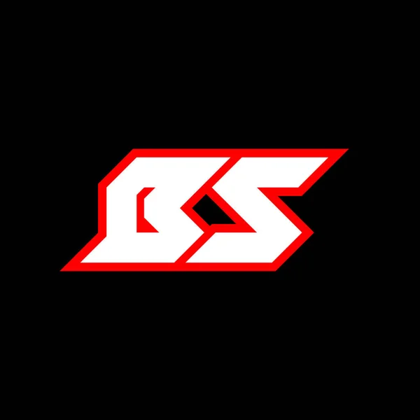 Logo Design Initial Letter Design Sci Style Logo Game Esport — Vetor de Stock