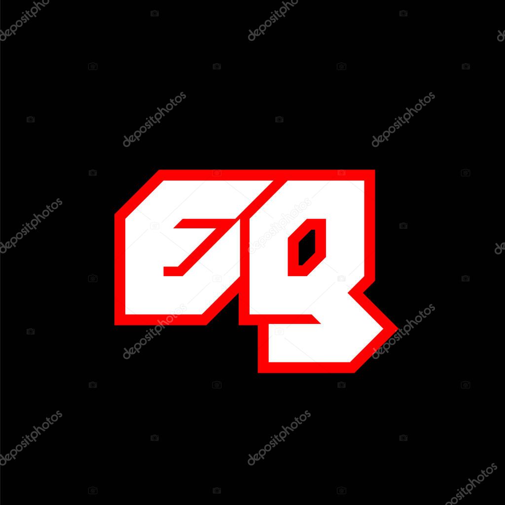 EG logo design, initial EG letter design with sci-fi style. EG logo for game, esport, Technology, Digital, Community or Business. E G sport modern Italic alphabet font. Typography urban style fonts.