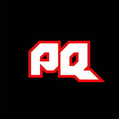 PQ logo tasarımı, ilk PQ harfi dizaynı bilim-kurgu tarzında. Oyun, Esport, Teknoloji, Dijital, Topluluk veya İş için PQ logosu. P Q spor modern Italic alfabe yazı tipi. Tipografi kentsel yazı tipleri.