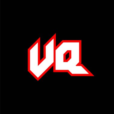 VQ logo tasarımı, ilk VQ harfi dizaynı bilim-kurgu tarzında. Oyun, Esport, Teknoloji, Dijital, Topluluk veya İş için VQ logosu. VQ sporu modern Italic alfabe yazı tipi. Tipografi kentsel yazı tipleri.