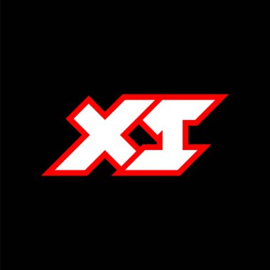 XI logo tasarımı, ilk XI harf dizaynı bilim-kurgu tarzında. Oyun, Esport, Teknoloji, Dijital, Topluluk ya da İş için XI logosu. X I modern Italic alfabe yazı tipi ile spor yapıyor. Tipografi kentsel yazı tipleri.