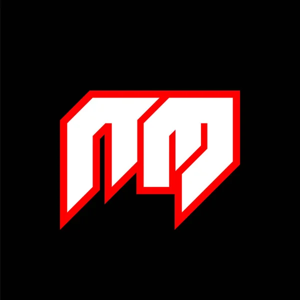 NM logo tasarımı, ilk NM harf dizaynı bilim-kurgu tarzında. Oyun, Esport, Teknoloji, Dijital, Topluluk veya İş için NM logosu. N M spor modern Italic alfabe yazı tipi. Tipografi kentsel yazı tipleri.