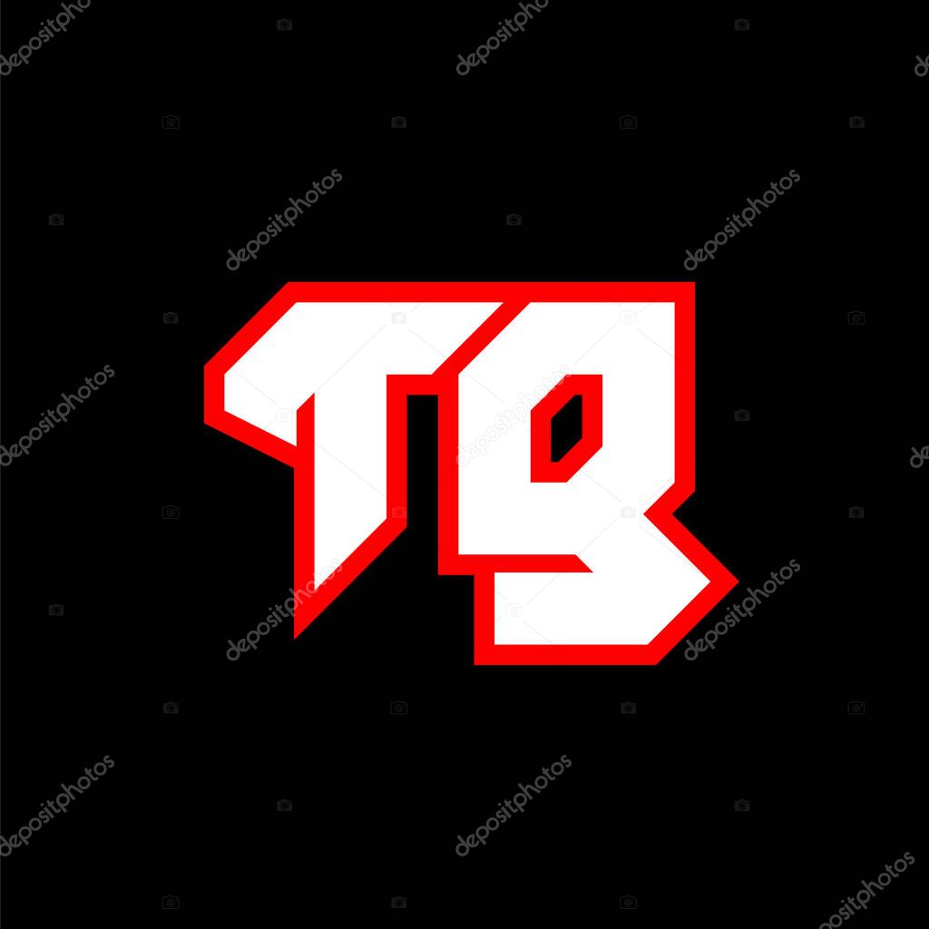 TG logo design, initial TG letter design with sci-fi style. TG logo for game, esport, Technology, Digital, Community or Business. T G sport modern Italic alphabet font. Typography urban style fonts.