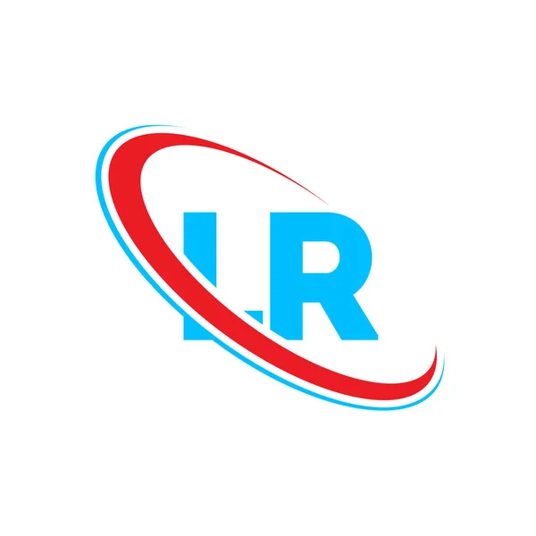 Letter Logo Ontwerp Initiële Letter Linked Circle Upercase Monogram Logo — Stockvector