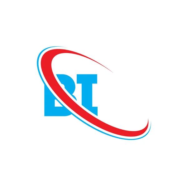 Diseño Del Logotipo Letra Letra Inicial Círculo Vinculado Mayúsculas Monograma — Vector de stock