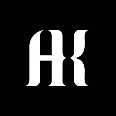 AX A X harfli logo tasarımı. İlk harf AX bağlantılı daire büyük harf monogram logo beyaz renk. AX logosu, X tasarımı. AX, A X