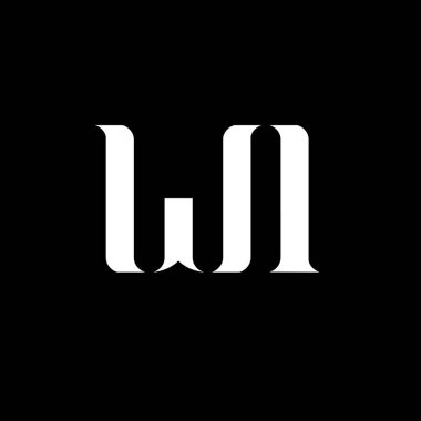 WI harfli logo tasarımı. İlk harf WI bağlı daire büyük harf monogram logo beyaz renk. WI logosu, W tasarımı. WI, W IWI harf logosu tasarımı. İlk harf WI bağlı daire büyük harf monogram logo beyaz renk. WI logosu, W tasarımı. WI, W I