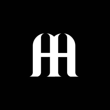 AA A harf logosu tasarımı. İlk harf AA bağlantılı daire büyük harfli monogram logo beyaz renk. AA logosu, A tasarımı. AA, A