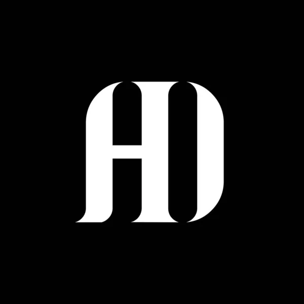 Дизайн Логотипу Літери Початкова Літера Пов Язує Коло Логотипом Монограми — стоковий вектор