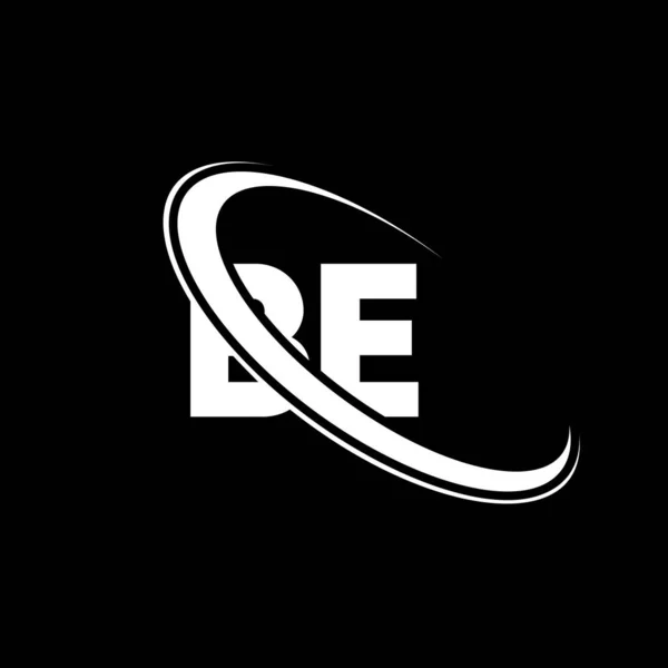 Logo Design White Letter Letter Logo Design Initial Letter Linked — стоковый вектор