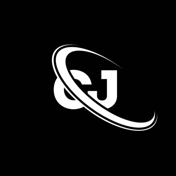 Logo Design White Letter Letter Logo Design Initial Letter Linked — стоковий вектор
