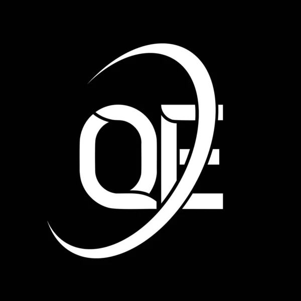 Logo Design White Letter Letter Logo Design Initial Letter Linked — Image vectorielle