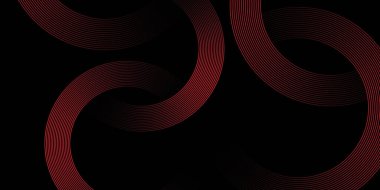 Modern dijital projeler için dairesel ve geometrik şekillere sahip soyut gradyan arkaplan tasarımları