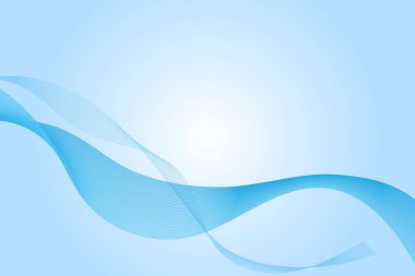 Vektör dalga çizgilerinin soyut arkaplanı beyaz arkaplanda izole edilmiş dinamik renk akışı